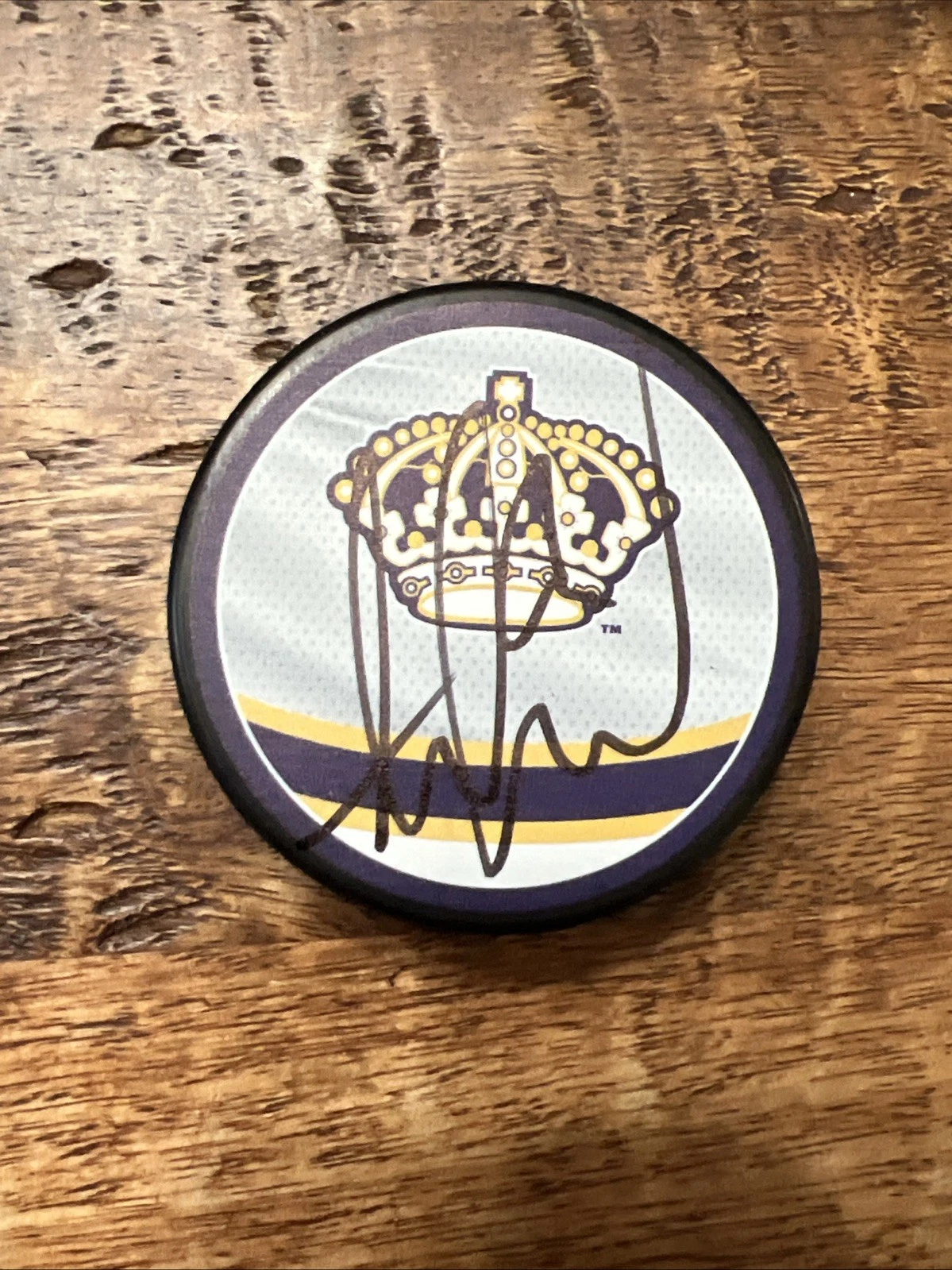 Adrian Kempe Signed Los Angeles Kings Puck PSA DNA Autographed