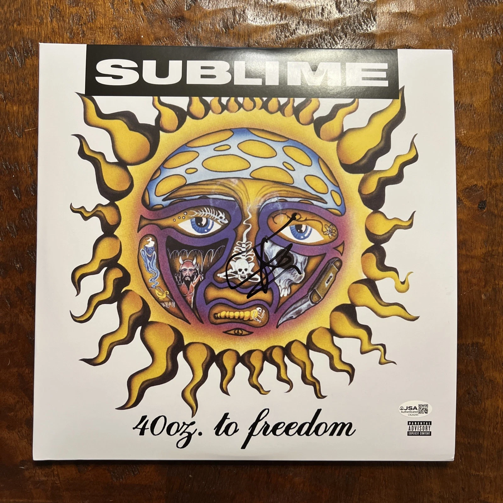 Eric Wilson Signed Sublime 40 Oz To Freedom Vinyl Record LP JSA Coa Autographed