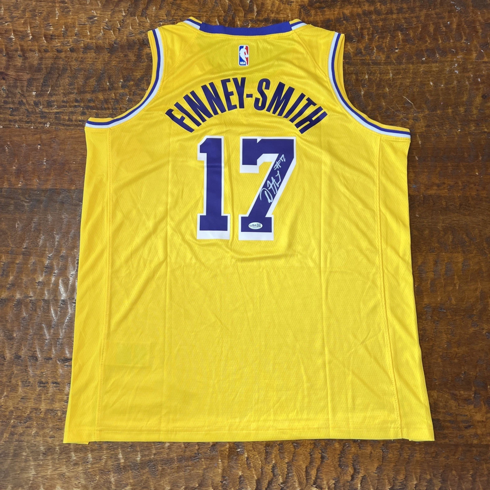 Dorian Finney-Smith Signed Los Angeles Lakers Jersey JSA Coa Autographed