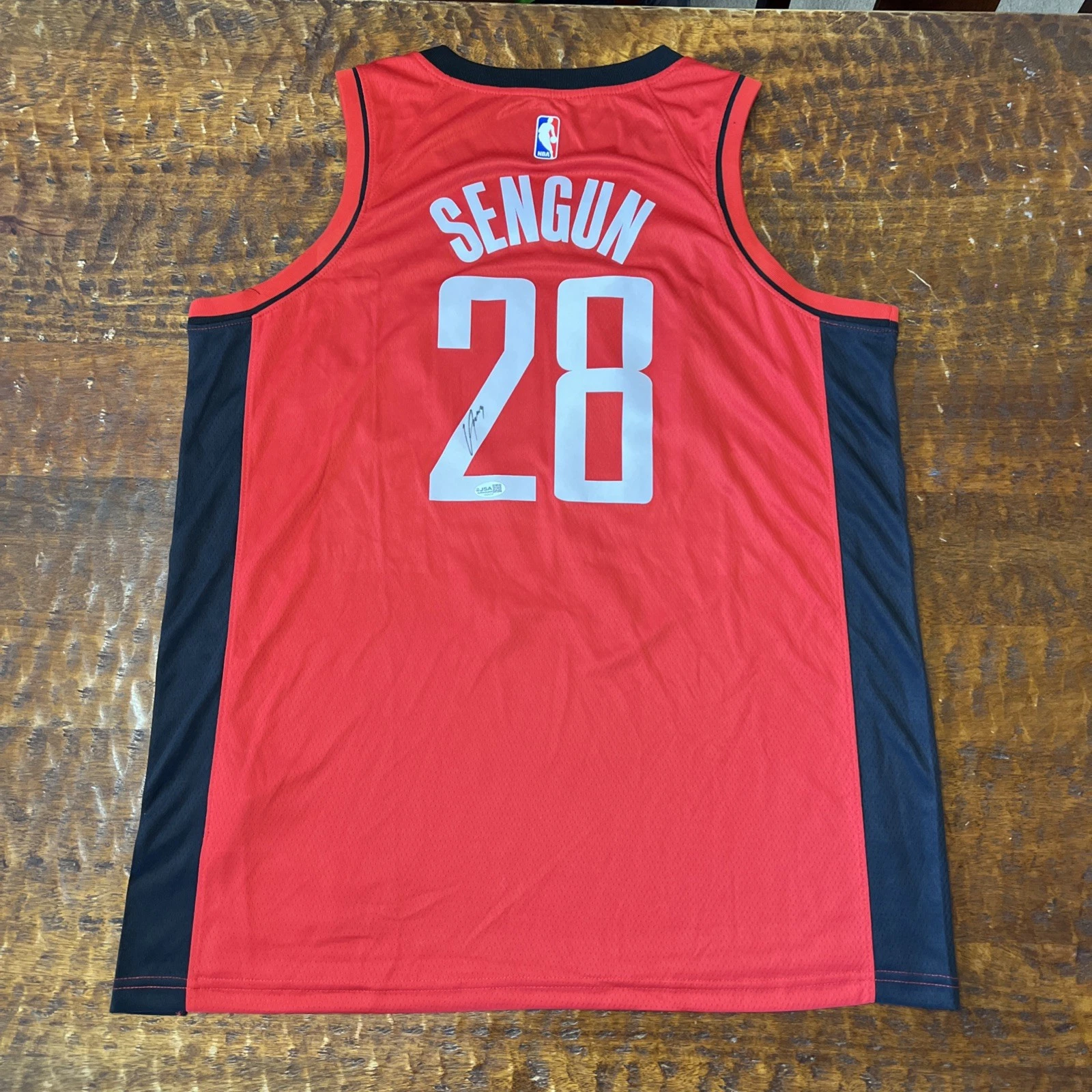 Alperen Sengun Signed Houston Rockets Jersey JSA Coa Autographed