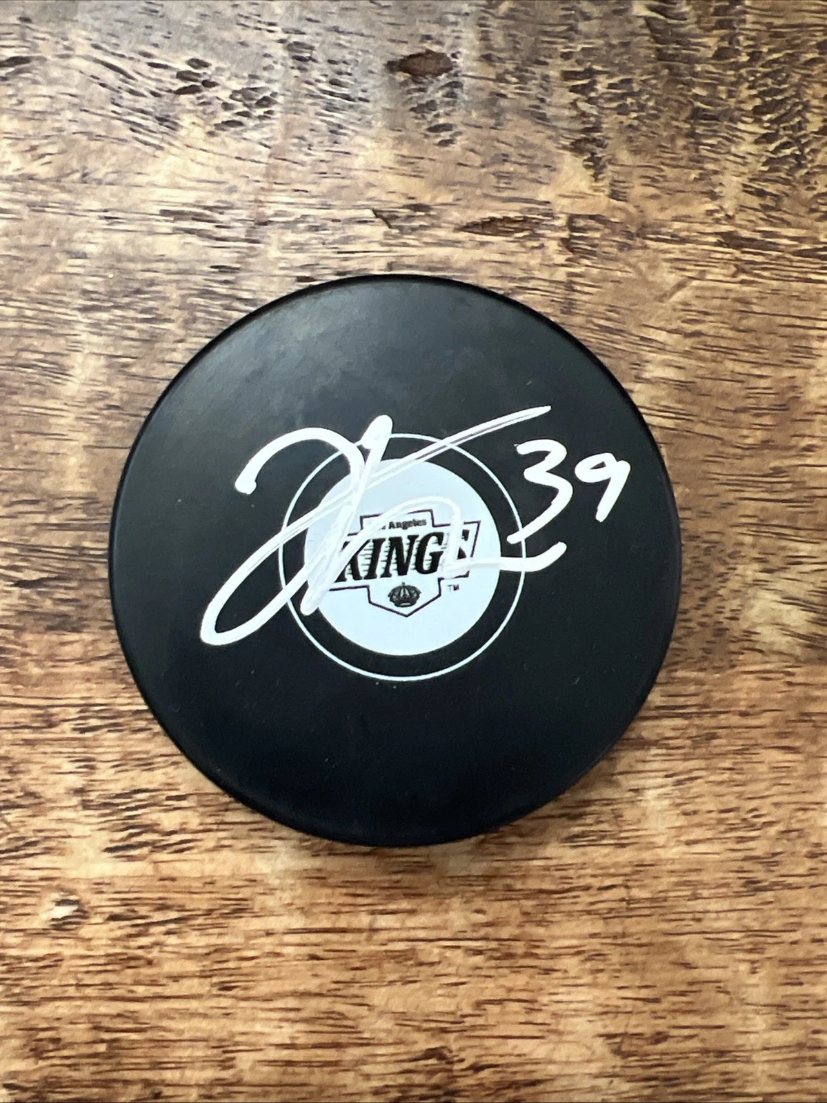 Jeff Malott Signed Los Angeles Kings Puck JSA Coa Autographed