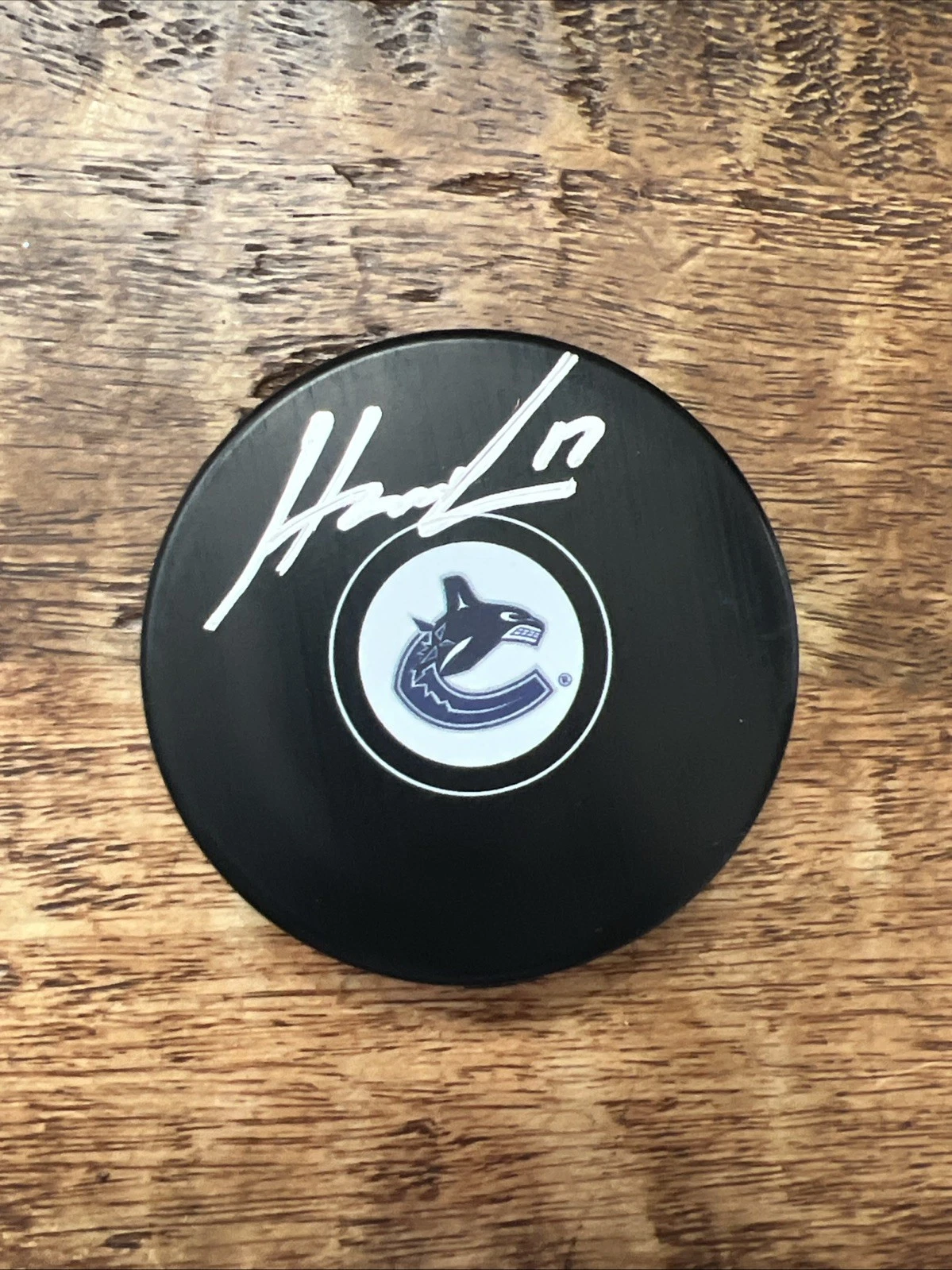 Filip Hronek Signed Vancouver Canucks Puck JSA Coa Autographed