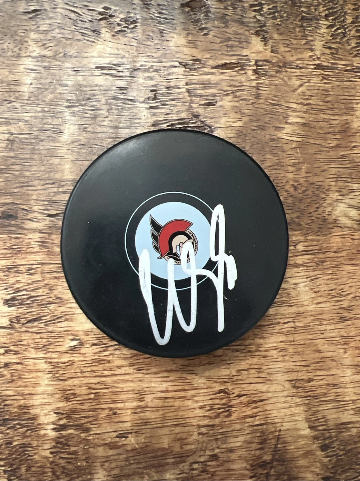 Claude Giroux Signed Ottawa Senators Hockey Puck JSA Coa Autographed