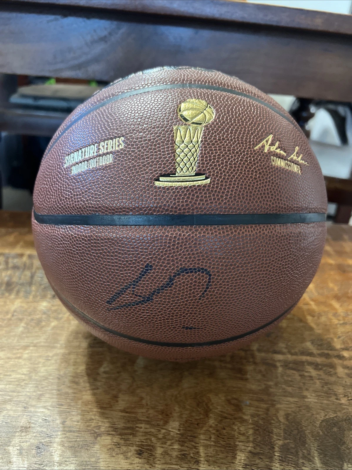 Shai Gilgeous-Alexander Signed NBA Finals Basketball JSA Coa Thunder Autographed