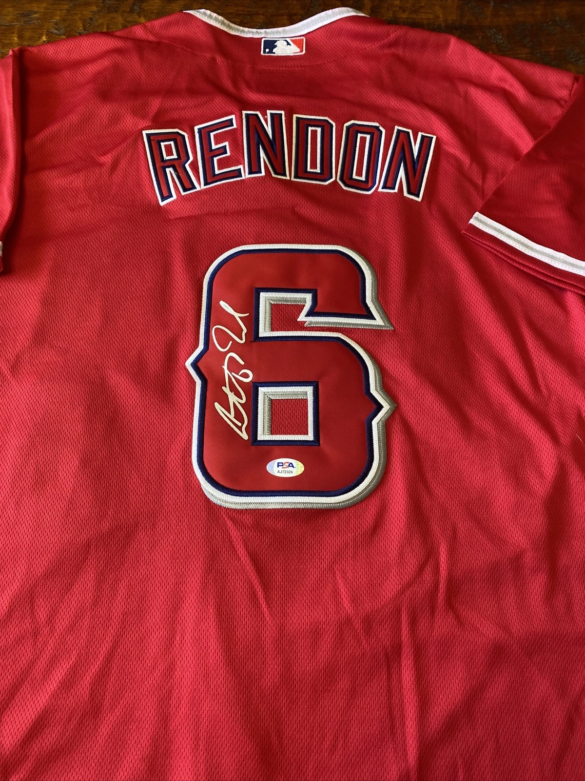 Anthony Rendon Signed Los Angeles Angels Jersey PSA DNA Coa Autographed