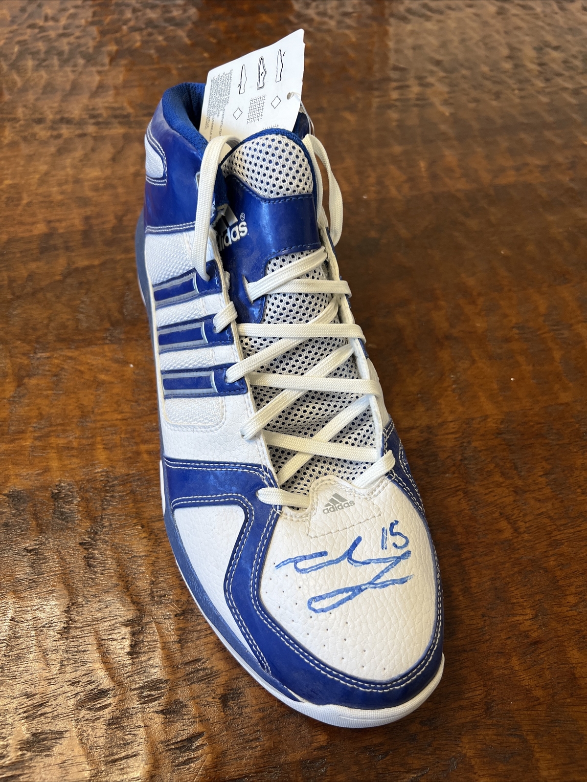 HEDO TURKOGLU Signed Adidas Shoe Orlando Magic Coa Autographed