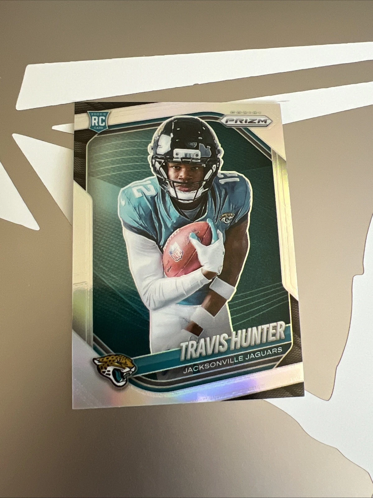 2025 Panini Prizm Travis Hunter Silver Prizm Rookie Variation Jaguars RC #418