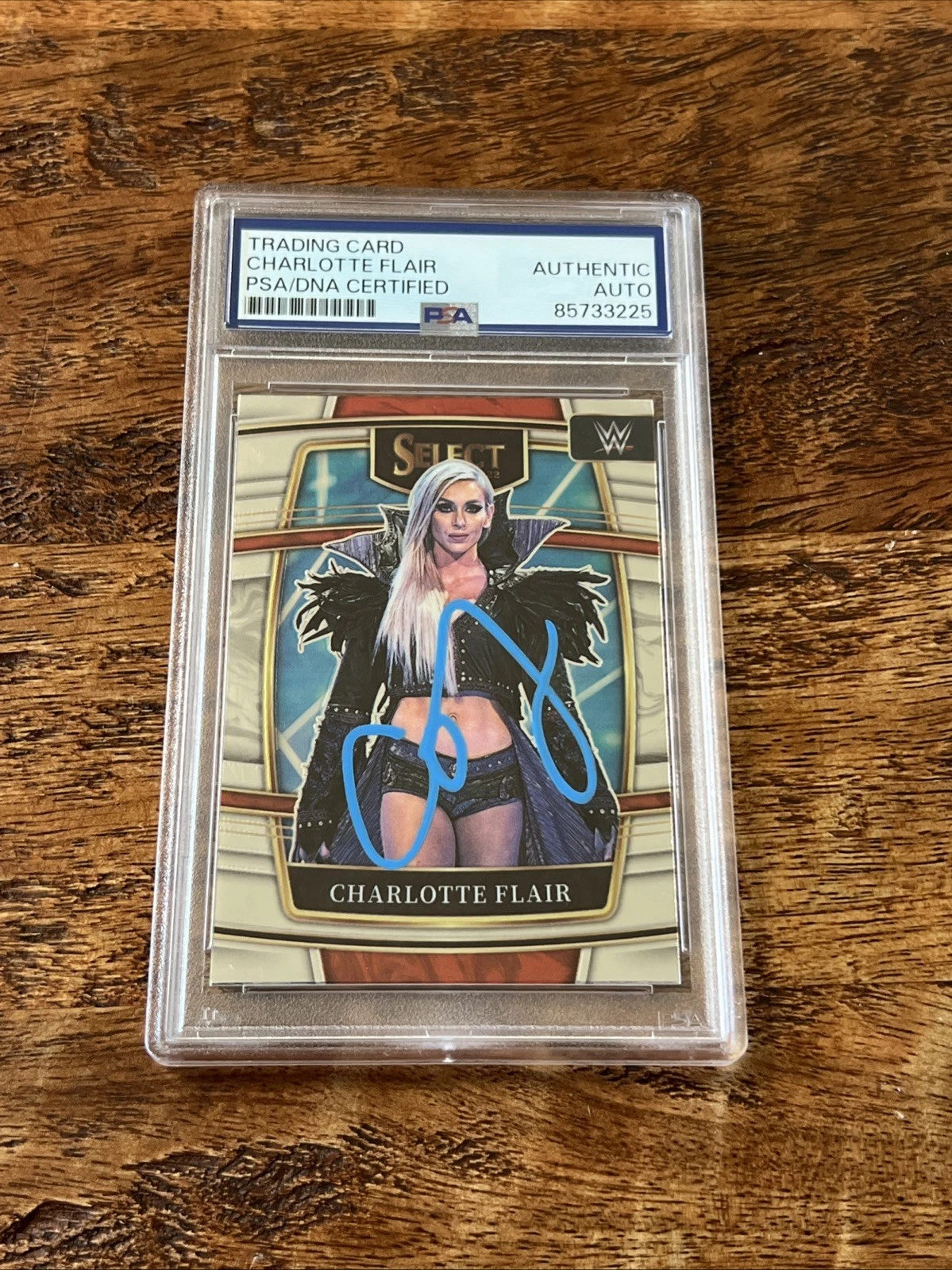 Charlotte Flair IP Signed Panini Select Card Psa Dna Coa Slab Autographed WWE