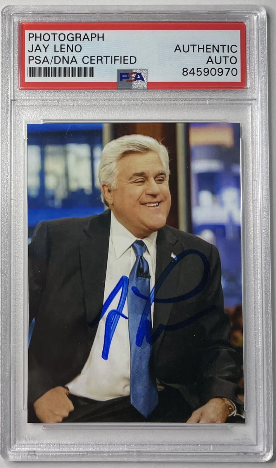 Jay Leno Signed The Tonight Show Photograph NBC Autograph PSA DNA Certified