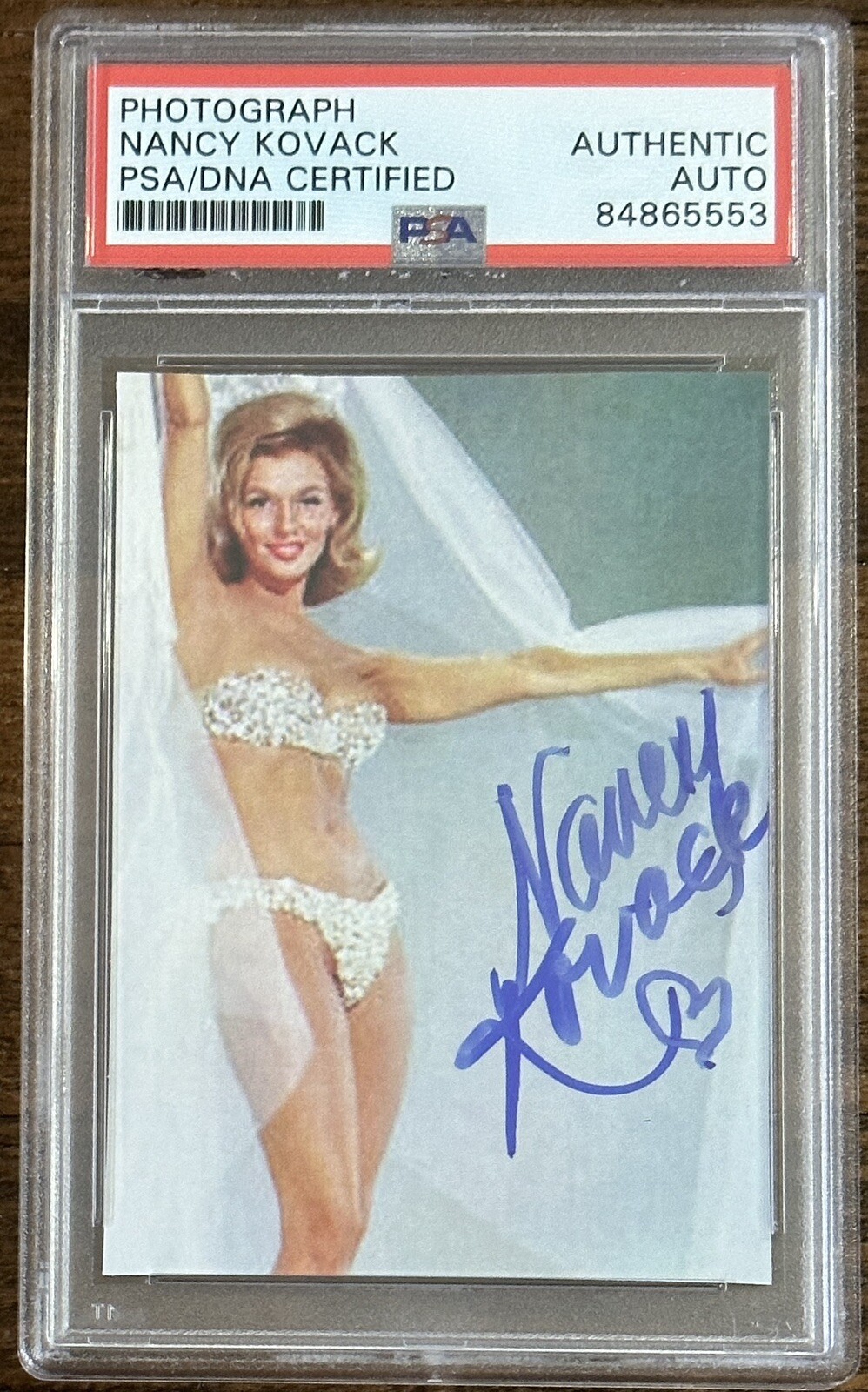 SUPERMODEL IN BIKINI NANCY KOVAK SIGNED PHOTOGRAPH AUTOGRAPH PSA DNA COA PICTURE