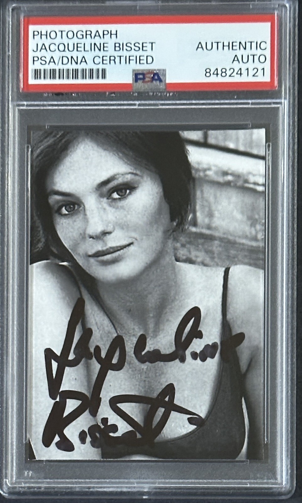 JACQUELINE BISSET SIGNED PHOTOGRAPH AUTOGRAPH PSA DNA COA SUPERMODEL PICTURE
