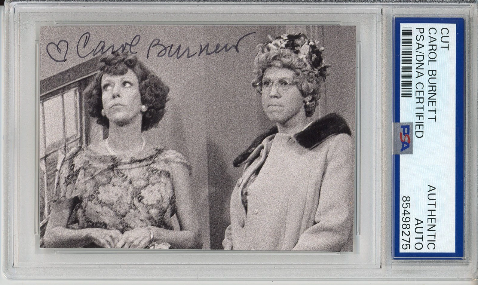 SIGNED CAROL BURNETT SHOW PHOTOGRAPH PSA DNA COA CERTIFIED AUTHENTIC AUTOGRAPH