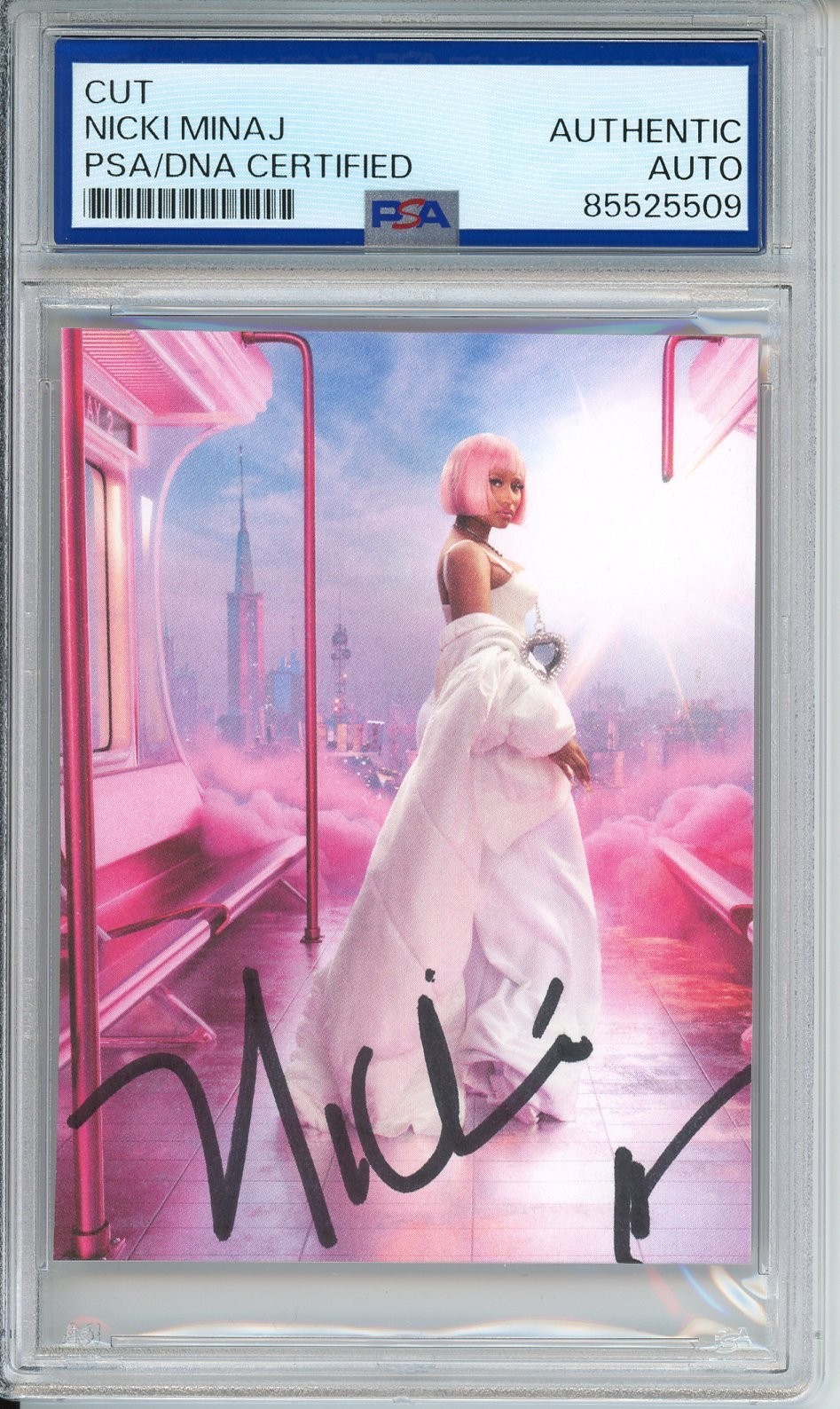 Nicki Minaj Pink Friday 2 Album Photograph Art Card SIGNED AUTOGRAPH PSA DNA COA