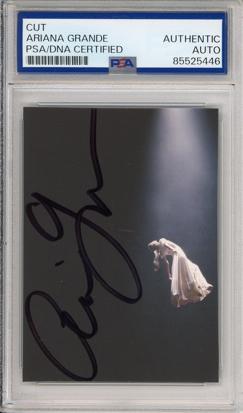 Ariana Grande SIGNED Eternal Sunshine Floating FULL SIG Photograph PSA DNA COA