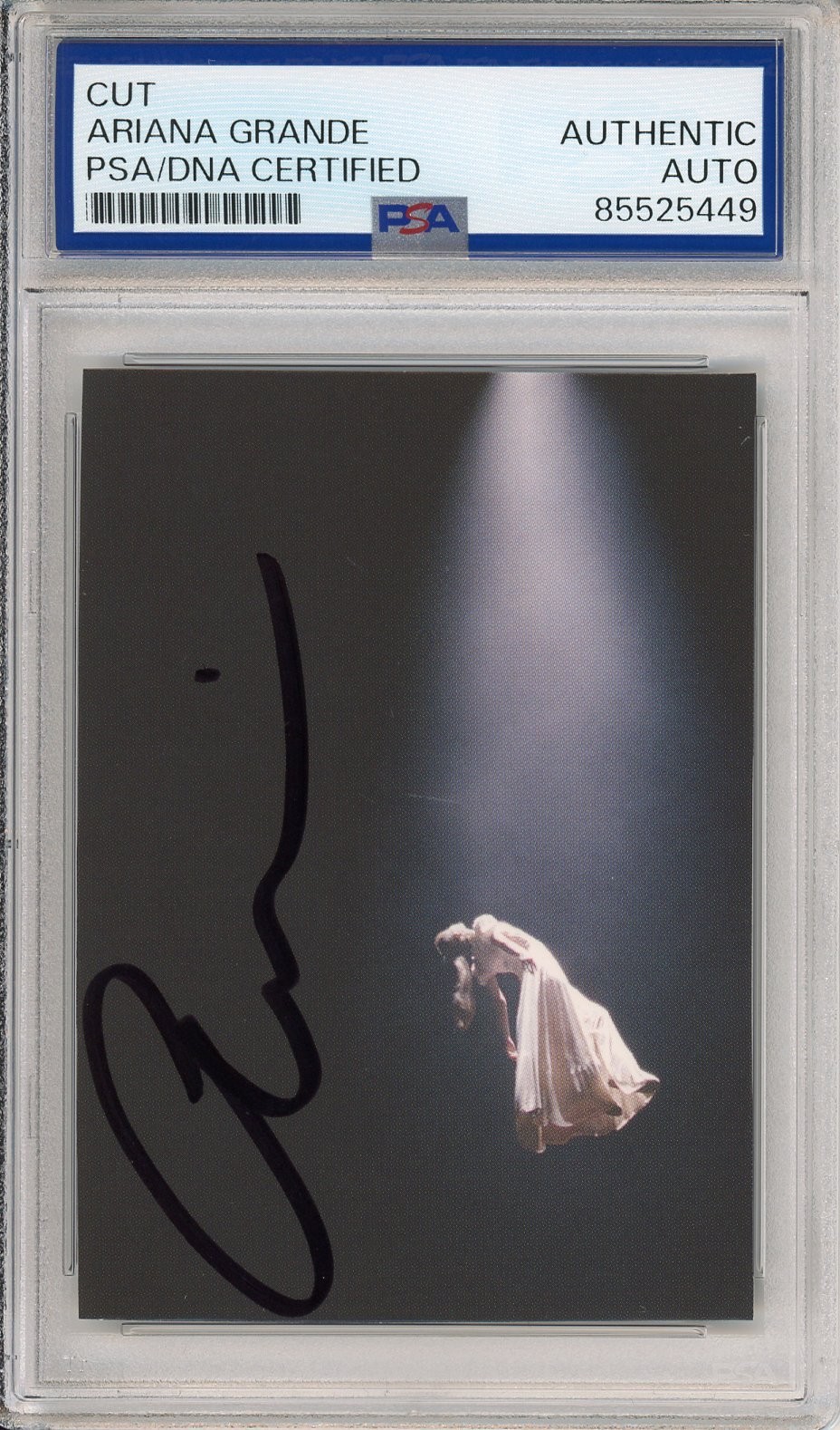 Ariana Grande SIGNED Eternal Sunshine Deluxe Floating Photograph PSA DNA COA