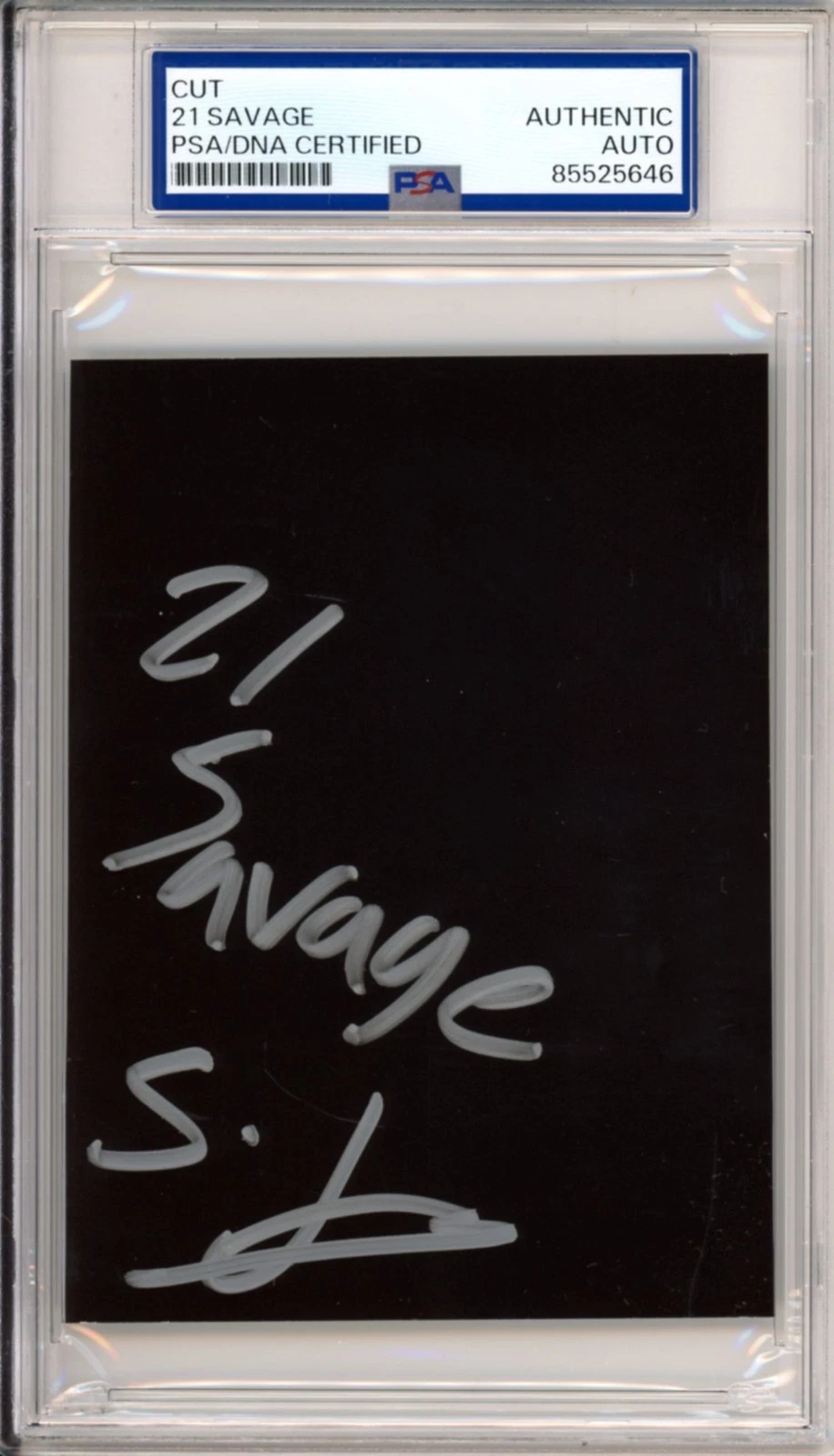 SIGNED 21 Savage ENtIRE FULL Autograph Album Signature Photograph PSA DNA COA