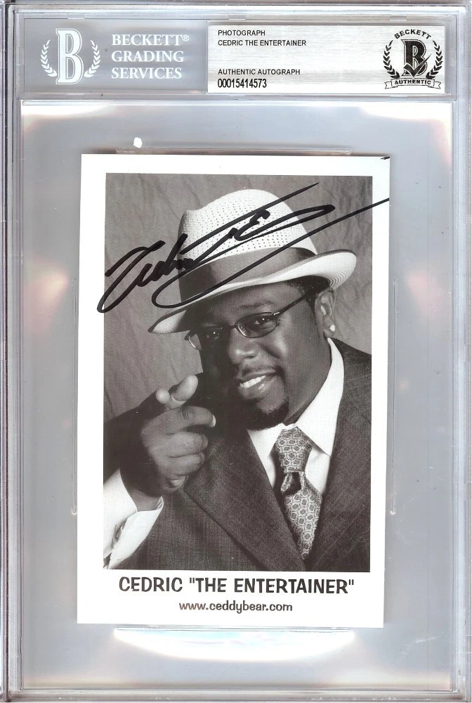 Cedric the Entertainer Signed Autographed Photograph Stand-Up Legend Beckett 573