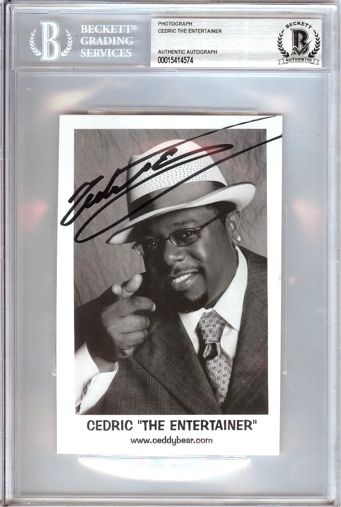 Cedric the Entertainer Signed Autographed Photograph Stand-Up Legend Beckett 574