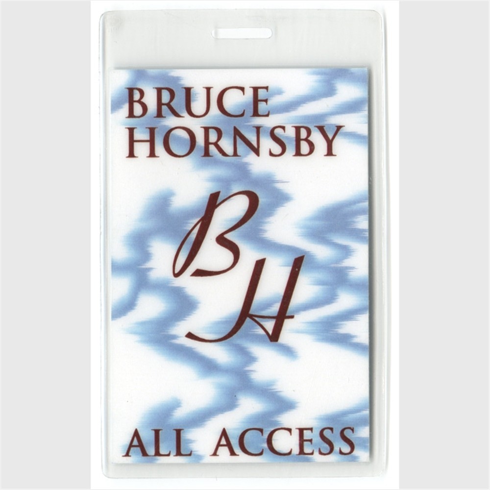 Bruce Hornsby 1996 Hot House Concert Tour All Access Laminated Backstage Pass