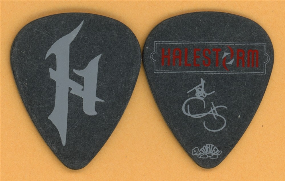 Halestorm Josh Smith Vintage Guitar Pick - 2010 Taste of Chaos Tour