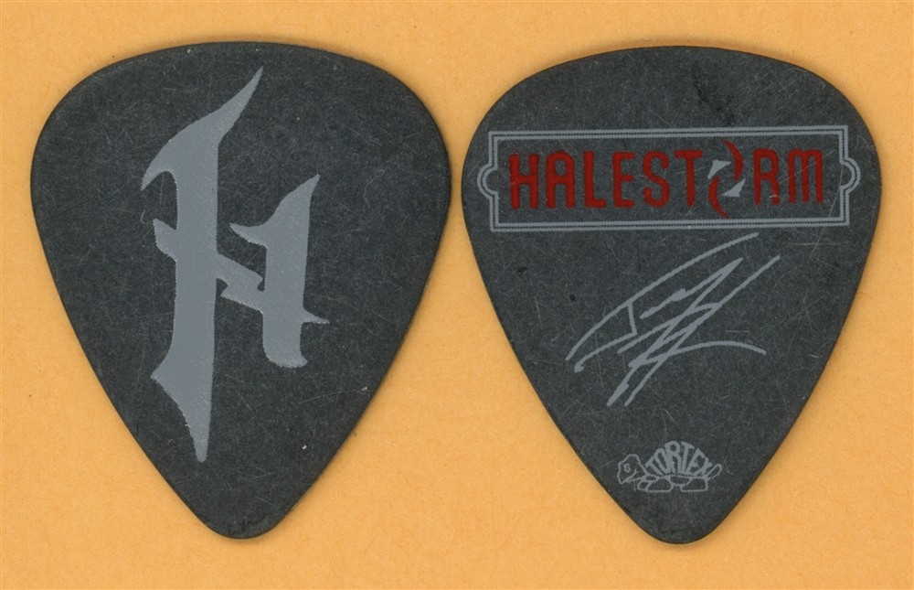 Halestorm Joe Hottinger Vintage Guitar Pick - 2010 Taste of Chaos Tour