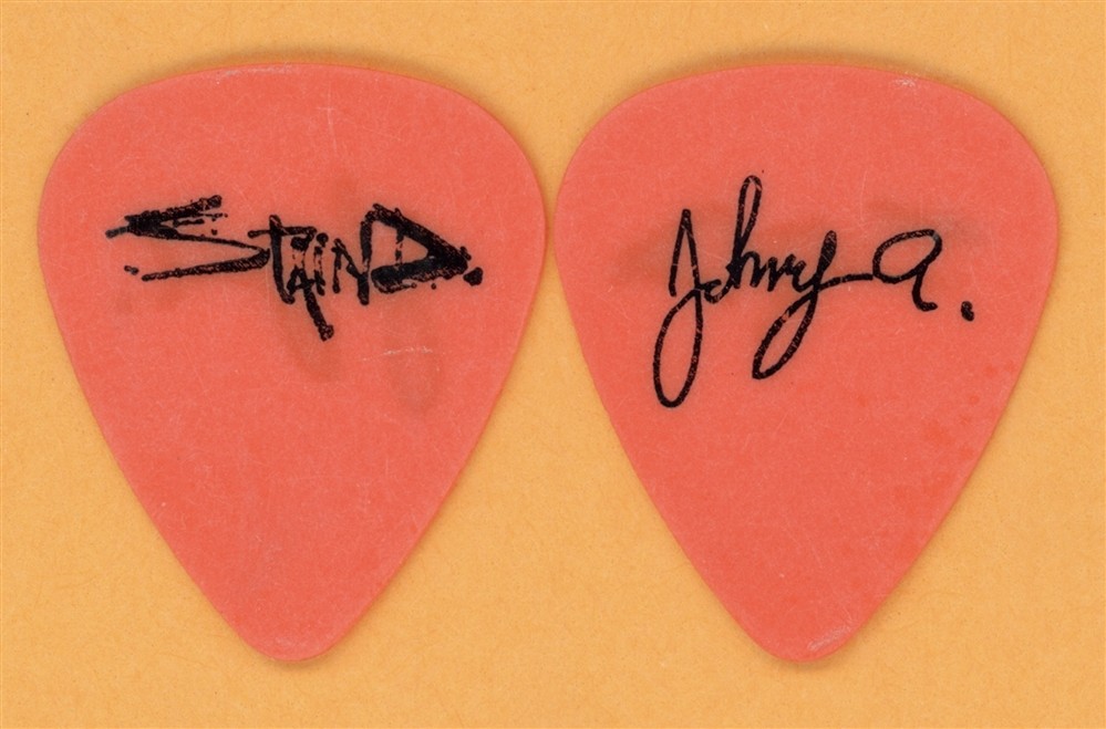 Staind Johnny April Vintage Guitar Pick - 2003 14 Shades of Grey Tour
