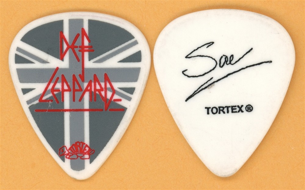 Def Leppard Rick Savage Vintage Guitar Pick - 2009 Sparkle Lounge Tour