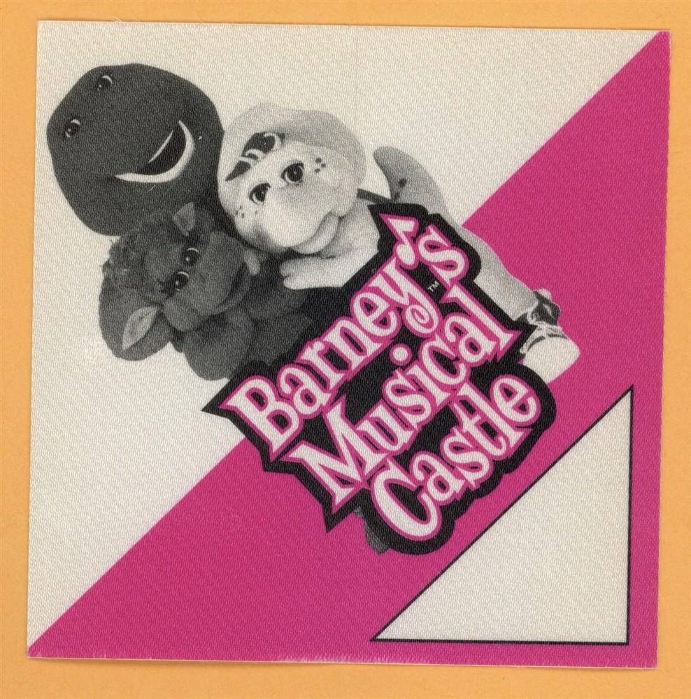Barney's Musical Castle 1999 Concert Tour Backstage Pass