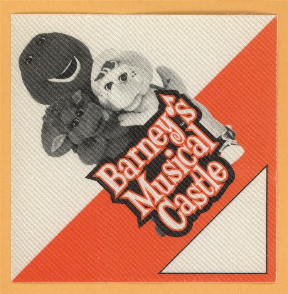 Barney's Musical Castle 1999 Concert Tour Backstage Pass