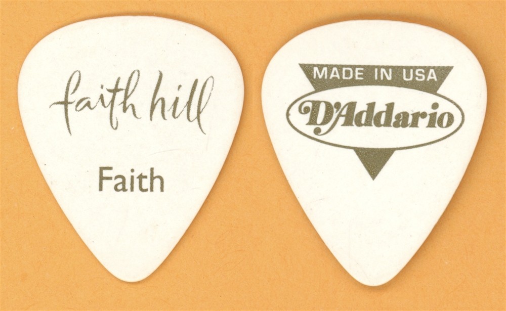 Faith Hill Vintage Guitar Pick - 1999 Matters Tour