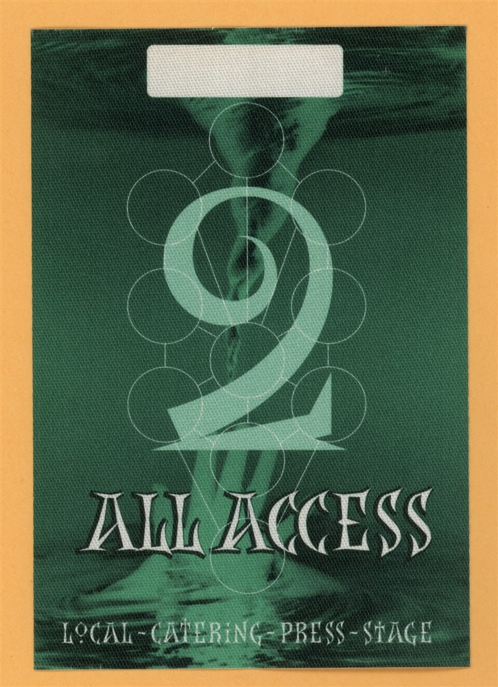 Madonna 2001 Drowned Concert Tour ALL ACCESS Backstage Pass