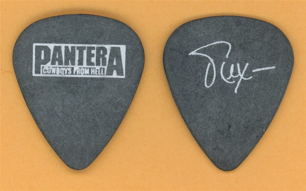 Pantera Rex Brown Vintage Guitar Pick - 1990 Cowboys From Hell Tour