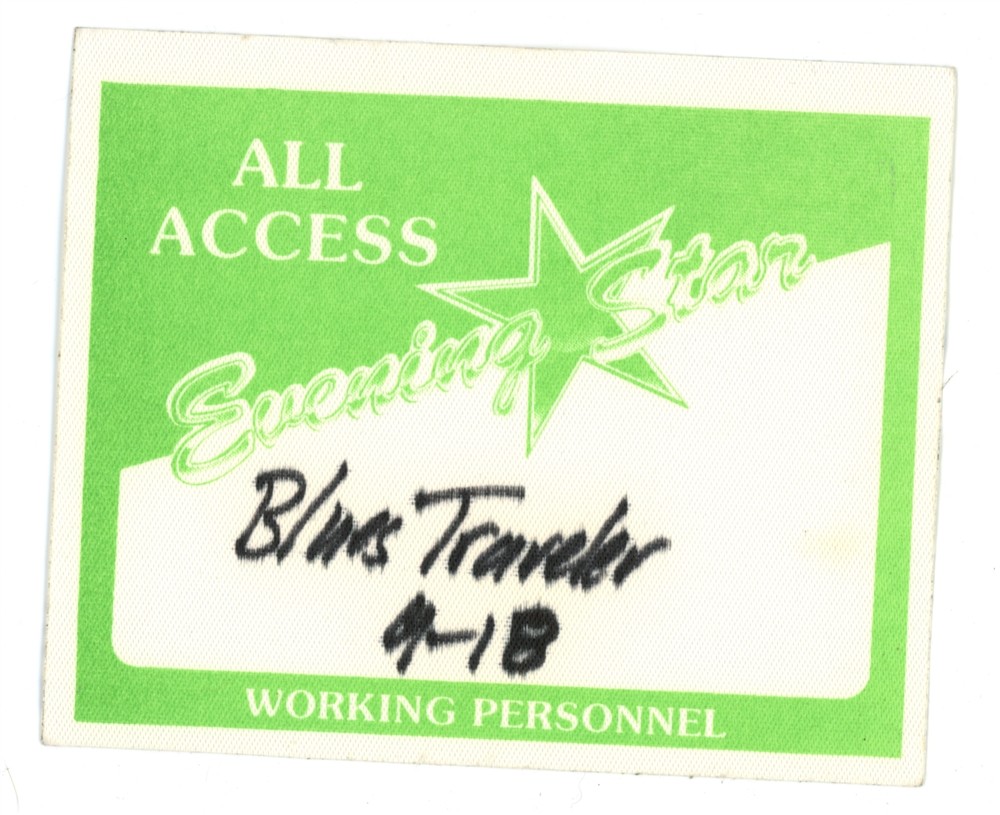 Blues Traveler Working Original Backstage Pass