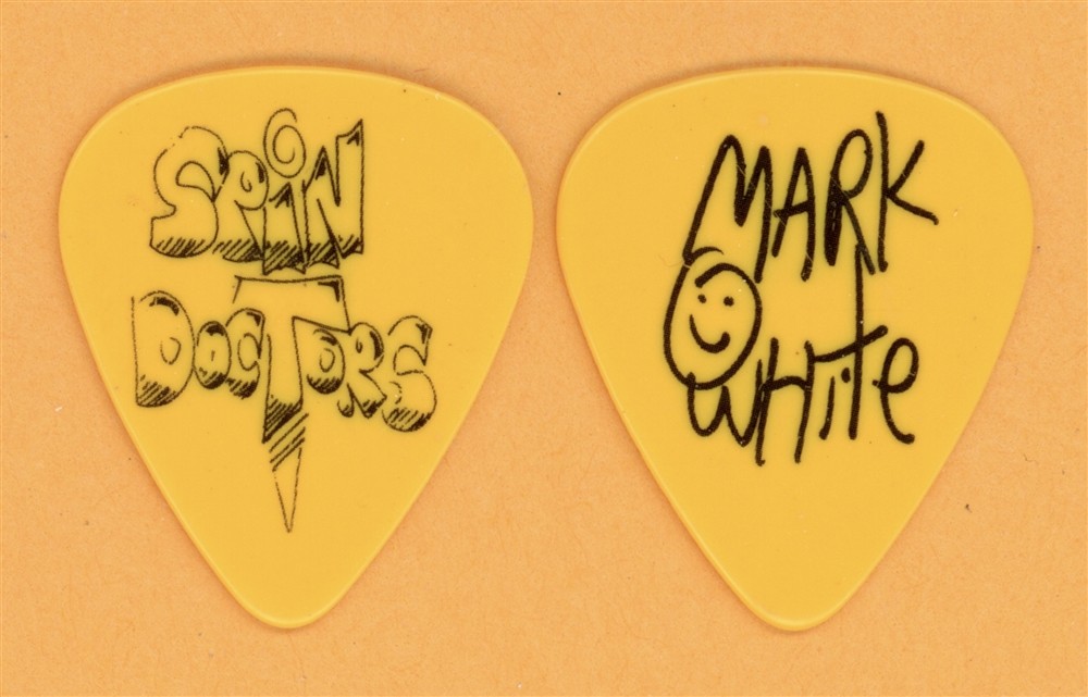 Spin Doctors Mark White Vintage Guitar Pick - 1991 Pocket of Kryptonite Tour