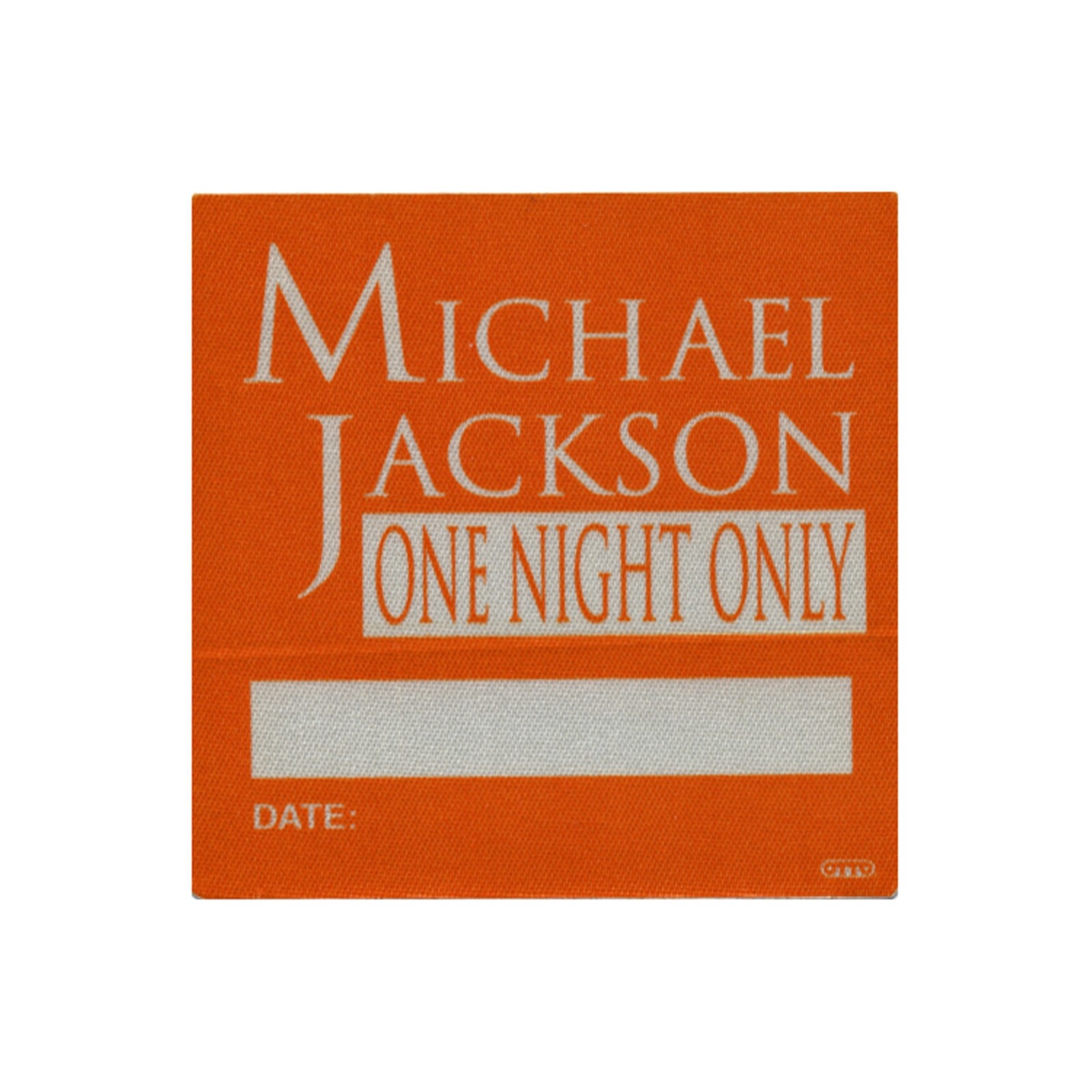 Michael Jackson 1995 HBO One Night Only Concert Tour Backstage Pass