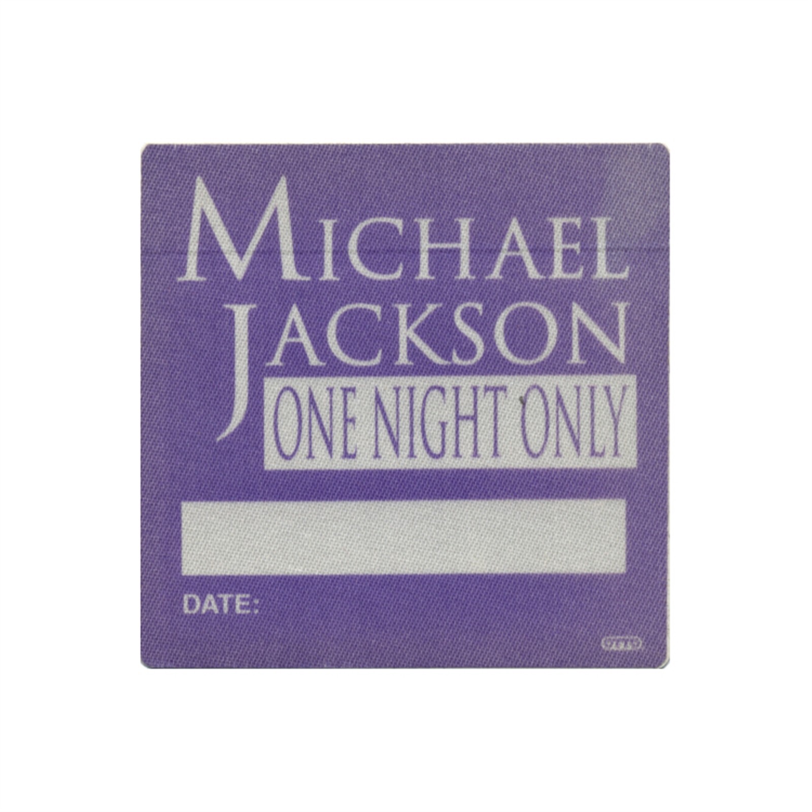 Michael Jackson 1995 HBO One Night Only Concert Tour Backstage Pass