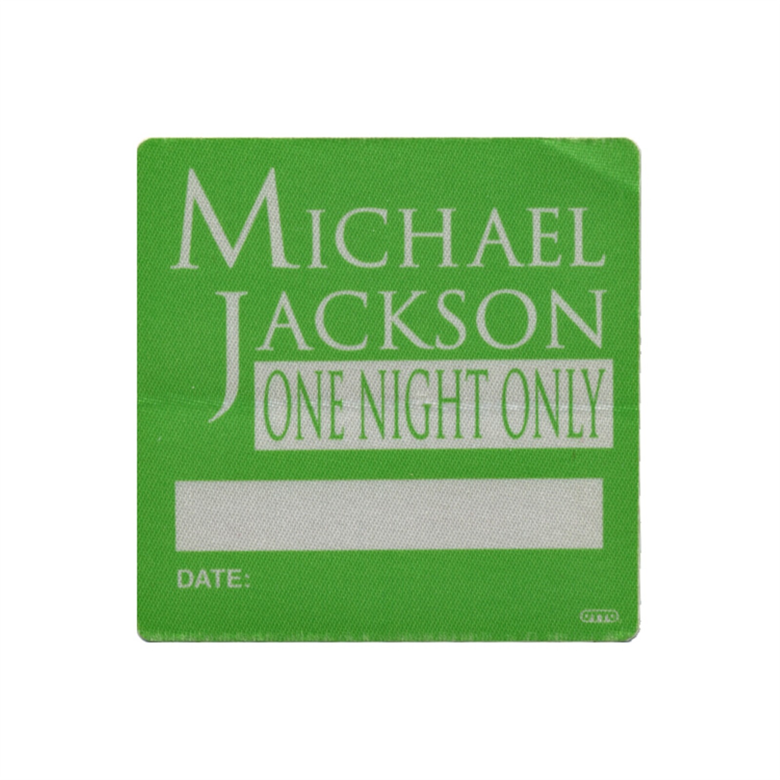 Michael Jackson 1995 HBO One Night Only Concert Tour Backstage Pass