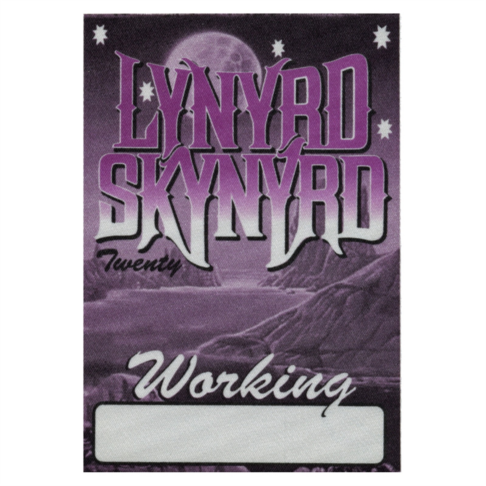 Lynyrd Skynyrd 1997 Twenty Concert Tour Working Backstage Pass