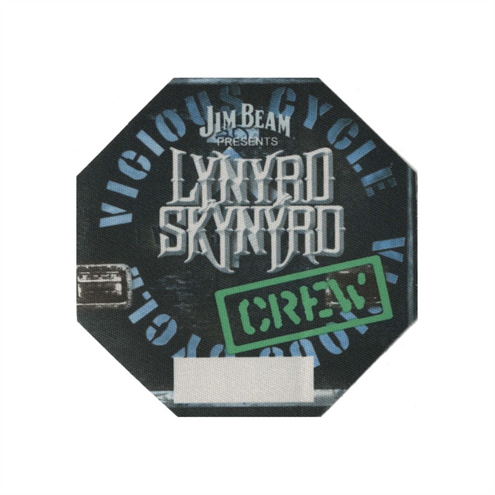 Lynyrd Skynyrd 2003 Vicious Cycle Concert Tour Crew Backstage Pass
