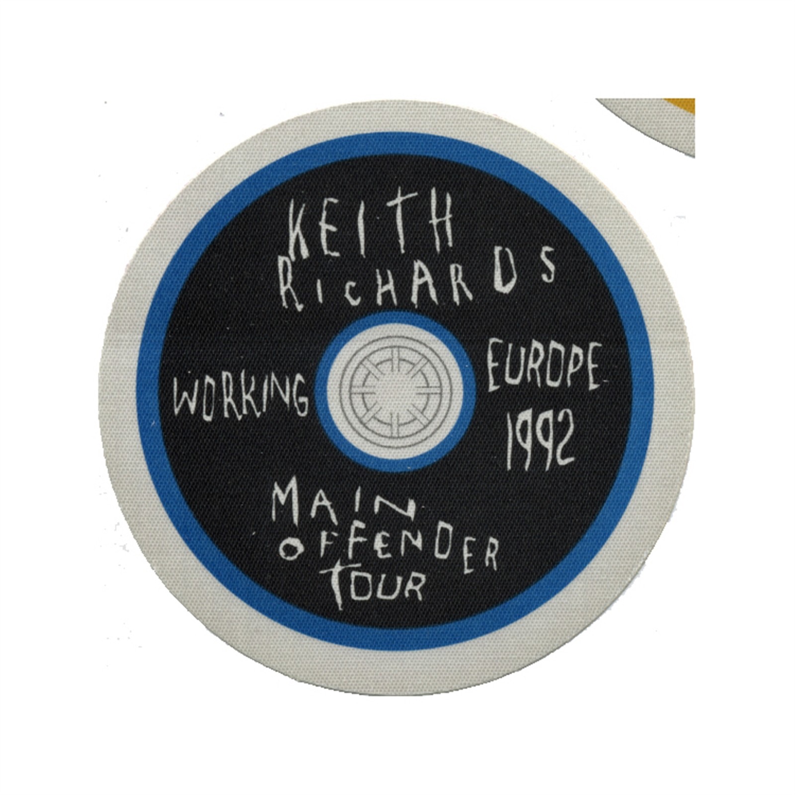 Keith Richards 1992 Main Offender Concert Tour Working Backstage Pass
