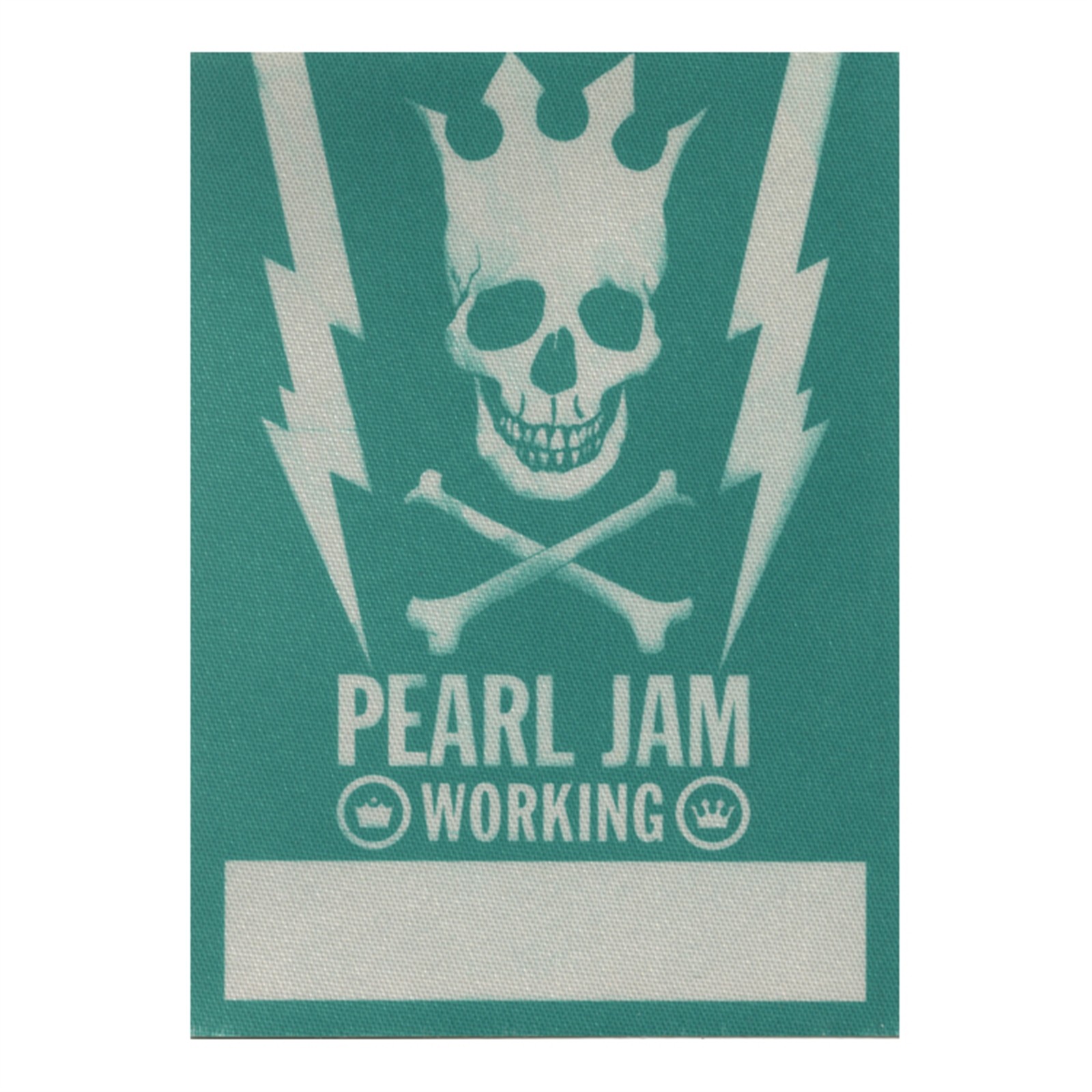 Pearl Jam 2003 Riot Act Concert Tour Working Backstage Pass