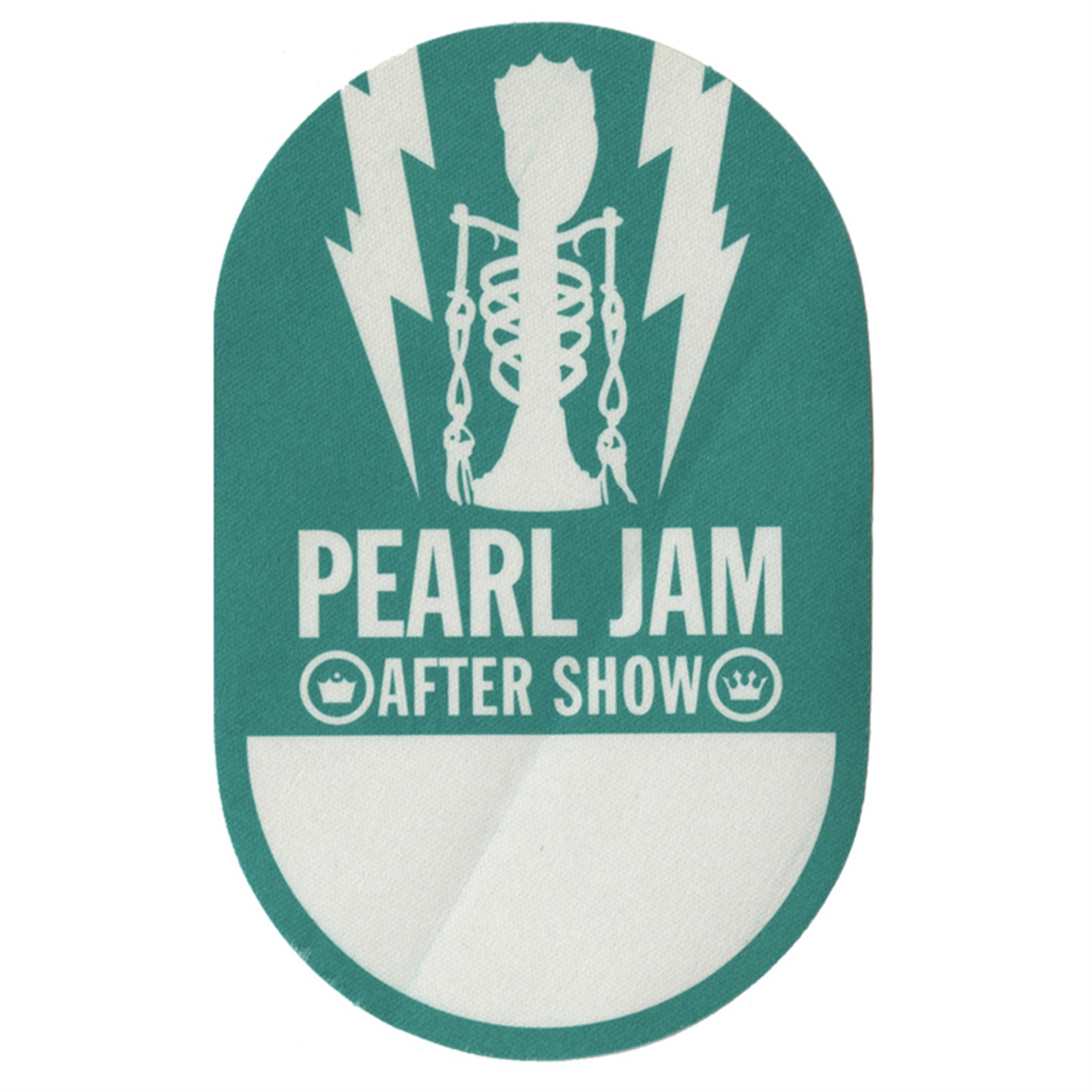 Pearl Jam 2003 Riot Act Concert Tour Aftershow Backstage Pass