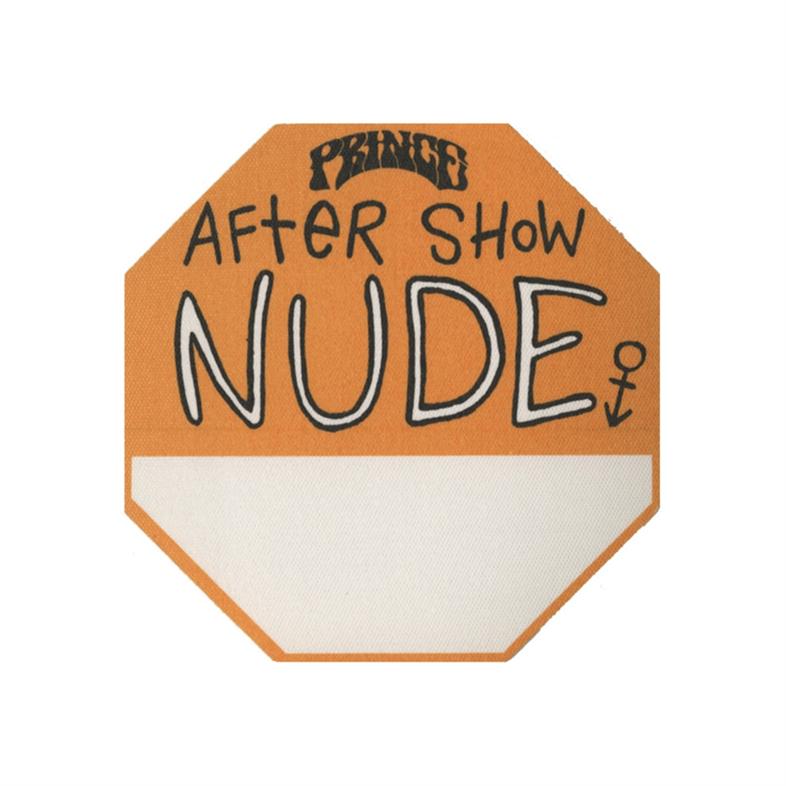 Prince 1990 Nude Concert Tour Aftershow Backstage Pass