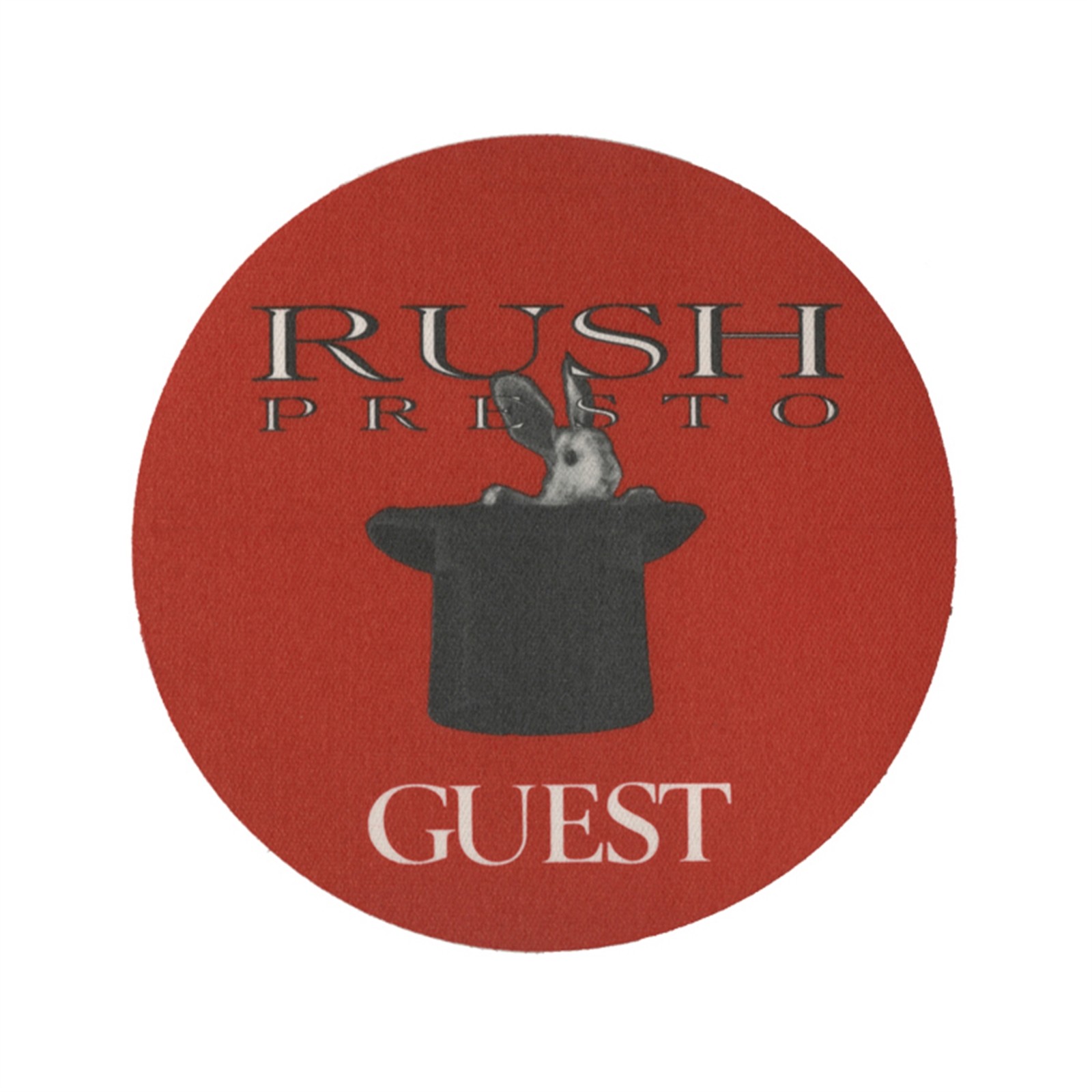Rush 1990 Presto Concert Tour Guest Backstage Pass