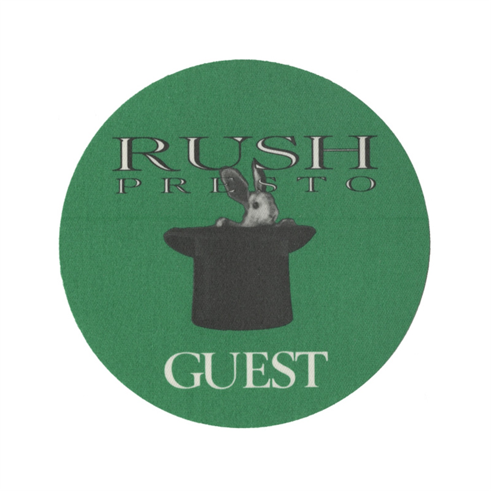 Rush 1990 Presto Concert Tour Guest Backstage Pass