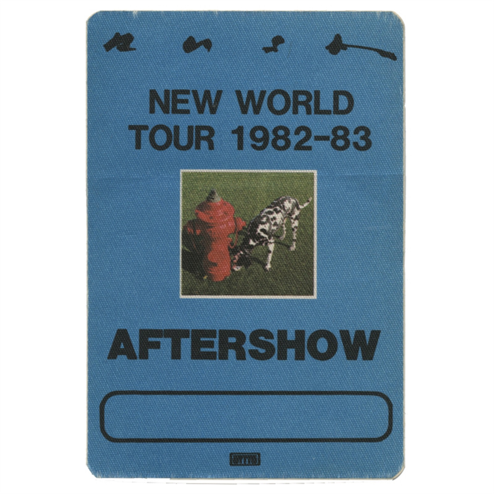 Rush 1982 Signals Concert Tour Aftershow Backstage Pass