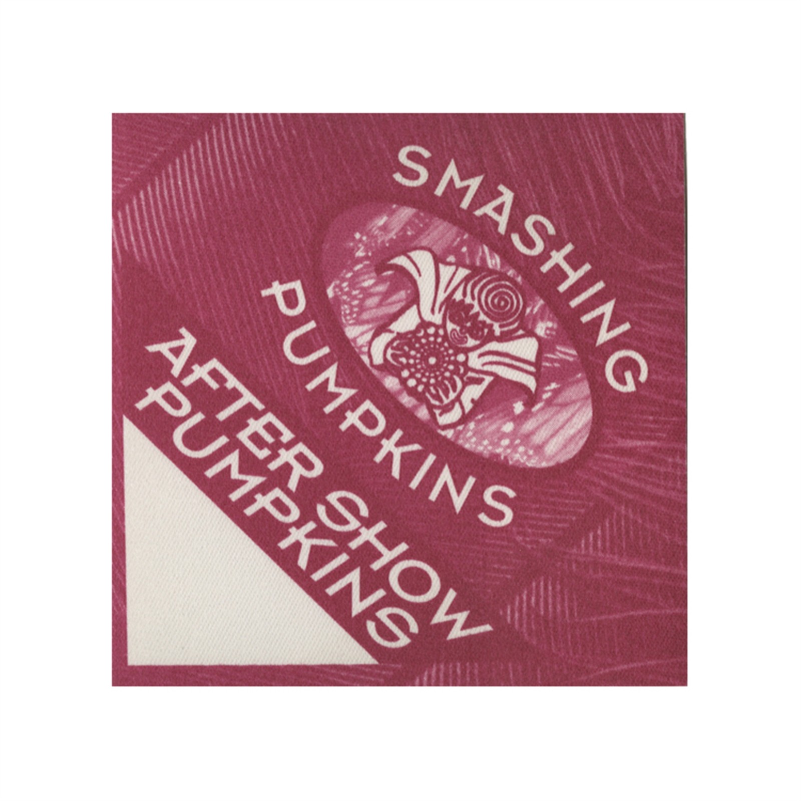 Smashing Pumpkins 1993 Siamese Dream Concert Tour Aftershow Backstage Pass