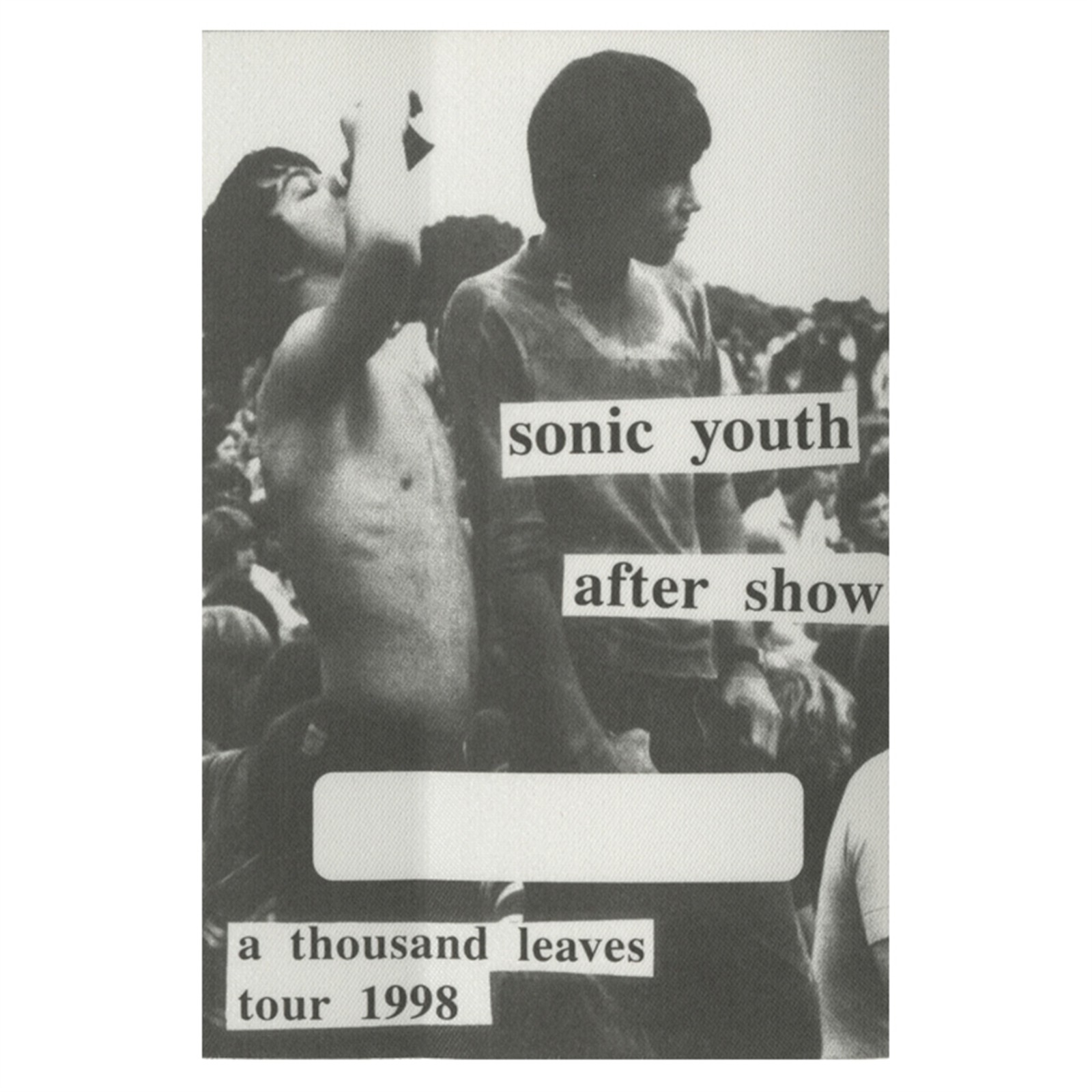 Sonic Youth 1998 A Thousand Leaves Concert Tour Aftershow Backstage Pass