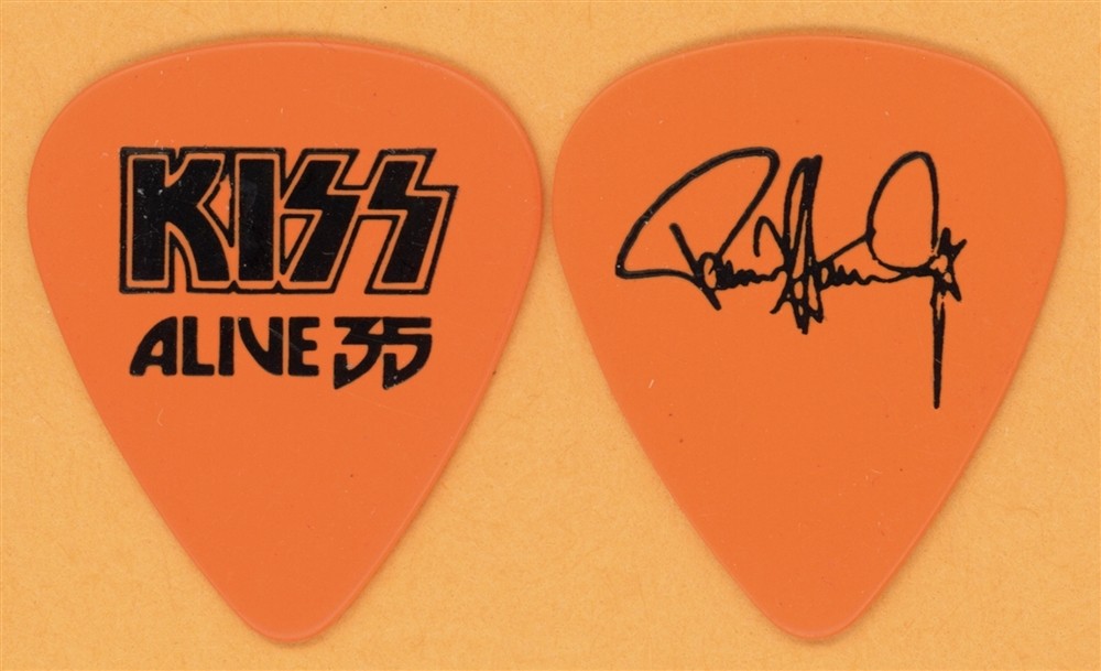 KISS Paul Stanley Vintage Guitar Pick - 2009 Alive 35 Voodoo Festival Tour