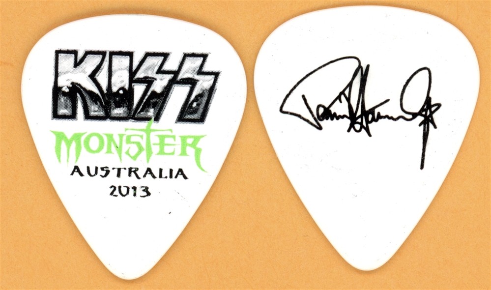 KISS Paul Stanley Vintage Guitar Pick - 2013 Monster Australia Tour